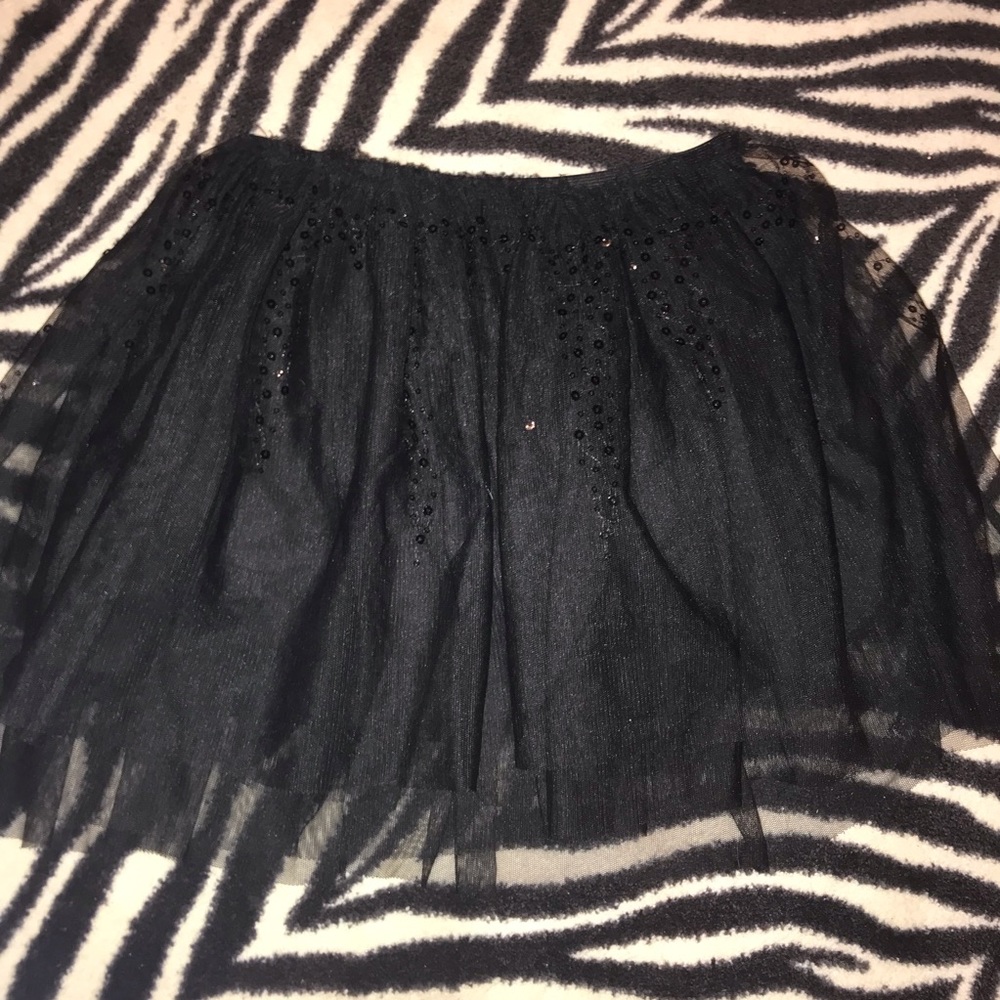 Justice sequin skort